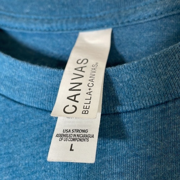 NWOT. Bella + Canvas Men’s Large “Love” Graphic T Shirt. - Picture 3 of 5